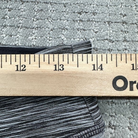 SOYBU Leggings Womens Crop Pull On Hidden Pocket Stripe Gray M - Picture 5 of 9